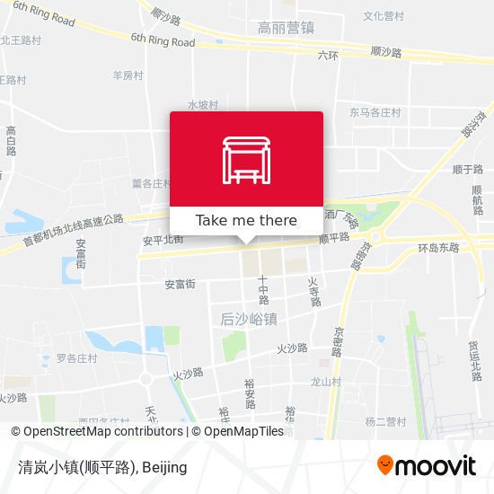清岚小镇(顺平路) map
