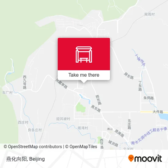 燕化向阳 map