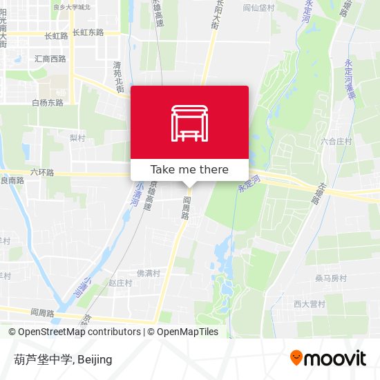 葫芦垡中学 map
