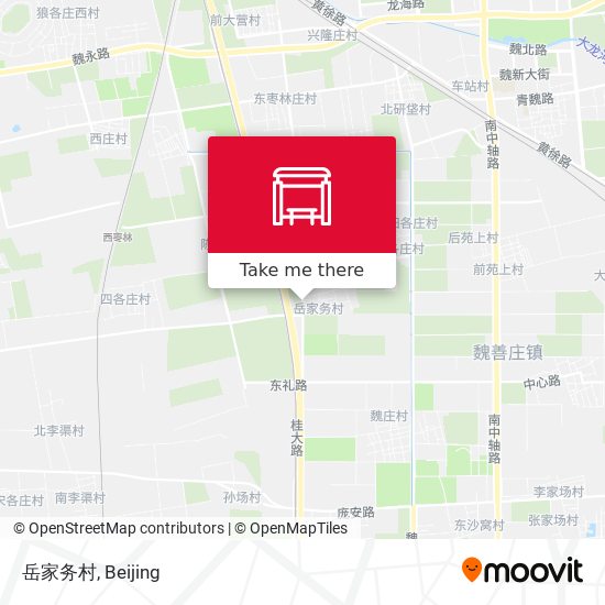 岳家务村 map