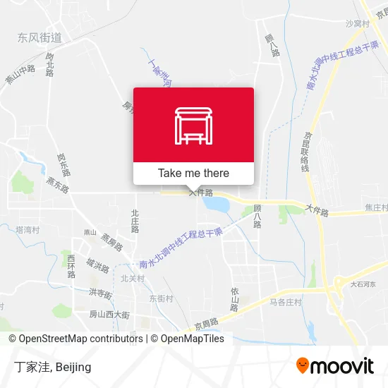丁家洼 map