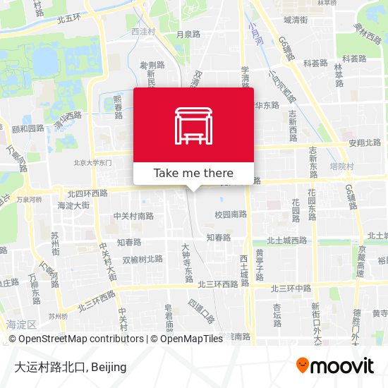 大运村路北口 map