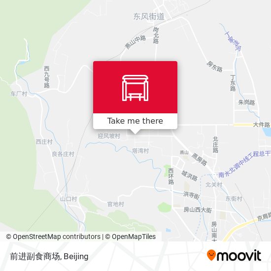 前进副食商场 map