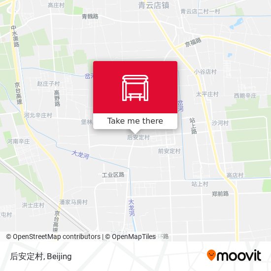 后安定村 map