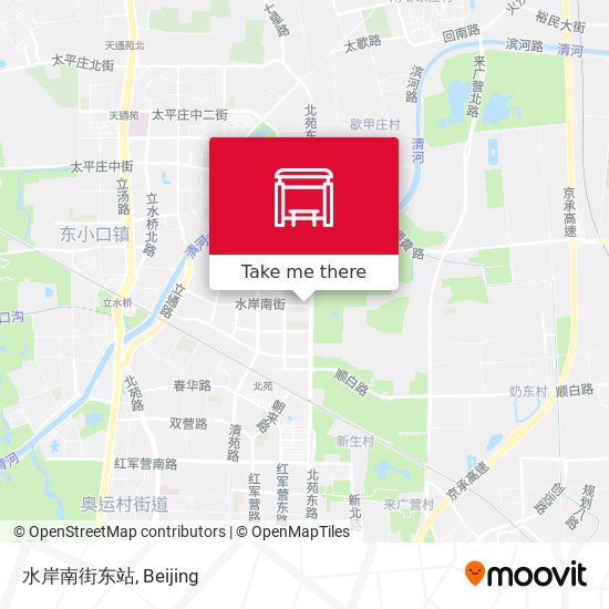 水岸南街东站 map