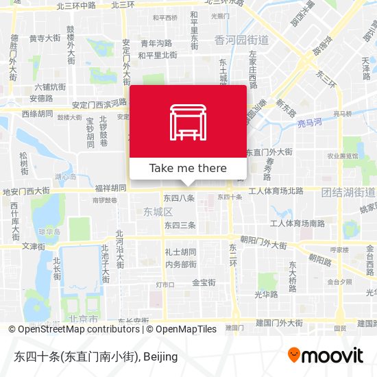 东四十条(东直门南小街) map
