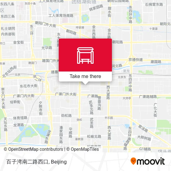 百子湾南二路西口 map