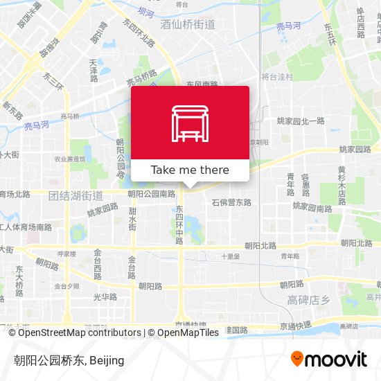 朝阳公园桥东 map