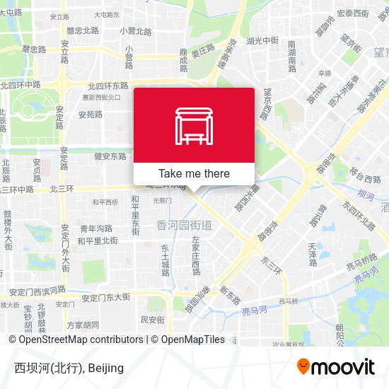西坝河(北行) map