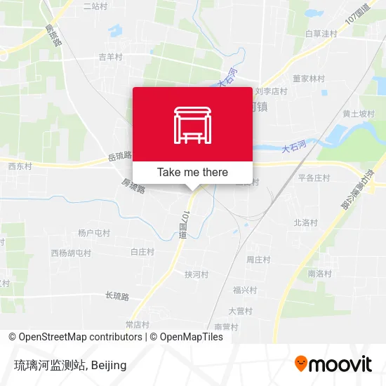琉璃河监测站 map