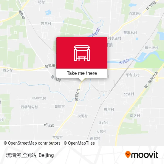 琉璃河监测站 map