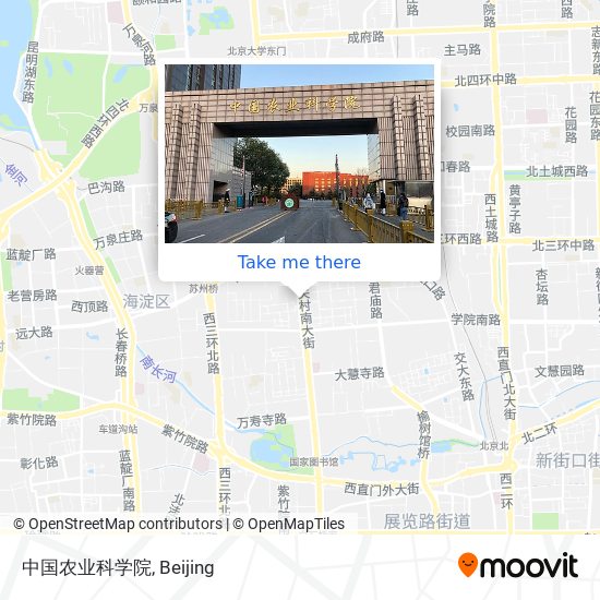 中国农业科学院 map