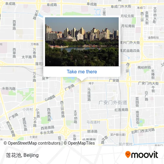 莲花池 map