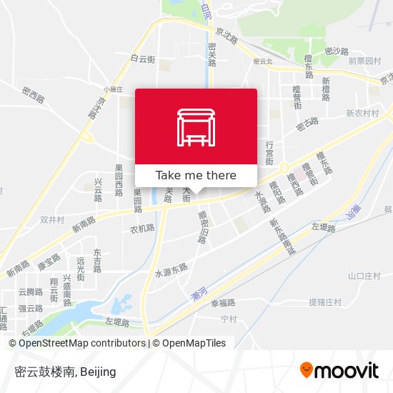 密云鼓楼南 map