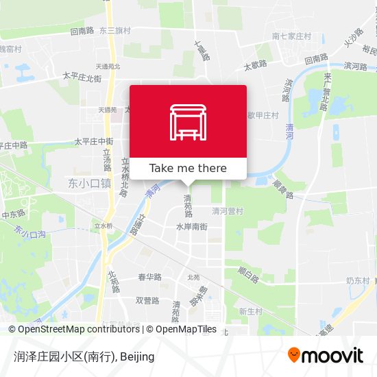 润泽庄园小区(南行) map