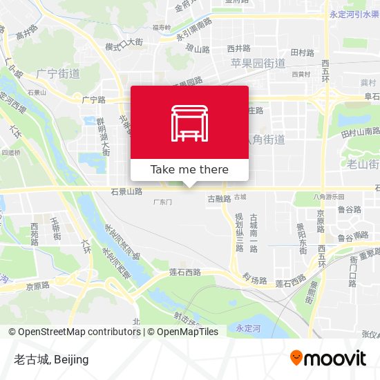 老古城 map