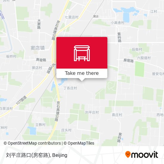 刘平庄路口(房窑路) map