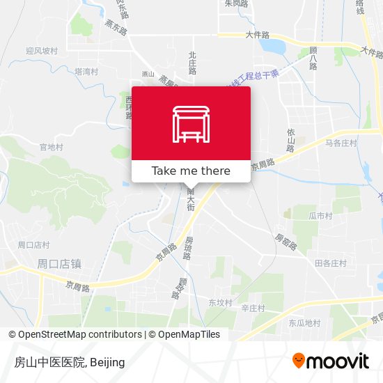 房山中医医院 map