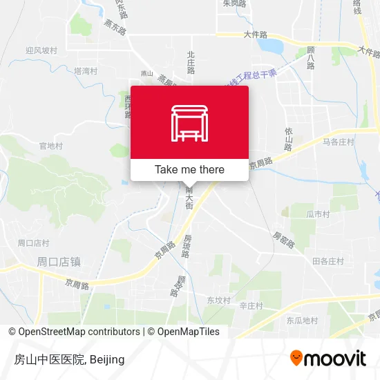 房山中医医院 map