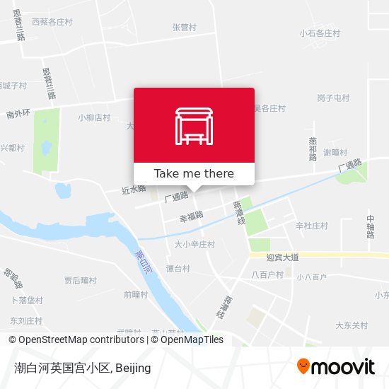 潮白河英国宫小区 map