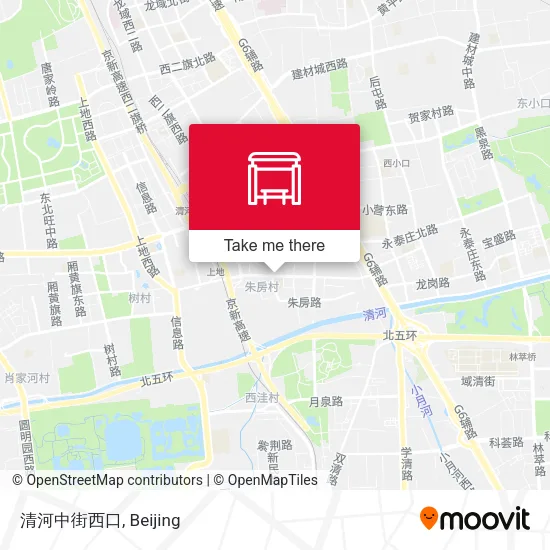 清河中街西口 map