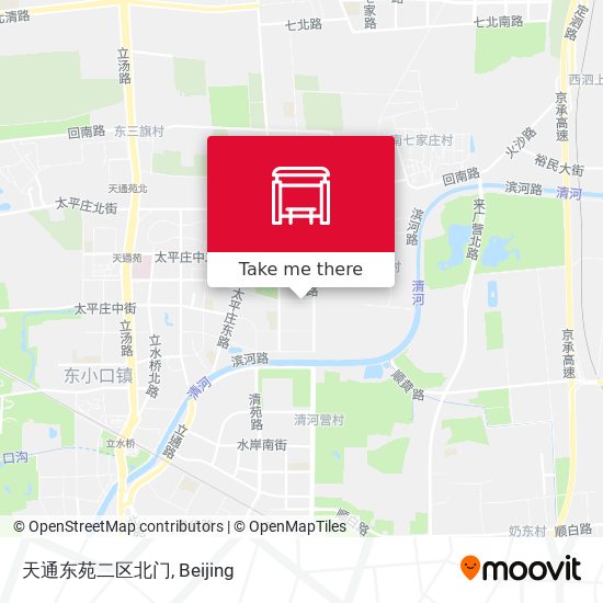 天通东苑二区北门 map