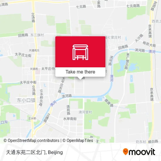 天通东苑二区北门 map