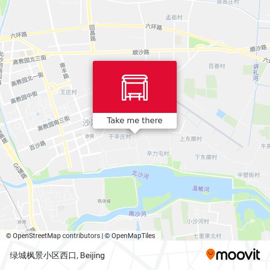 绿城枫景小区西口 map