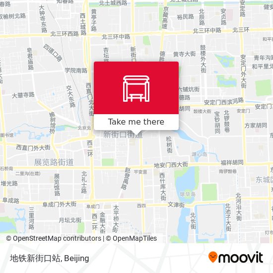 地铁新街口站 map
