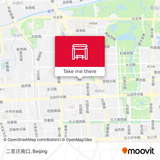 二里庄南口 map