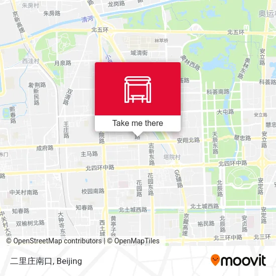 二里庄南口 map