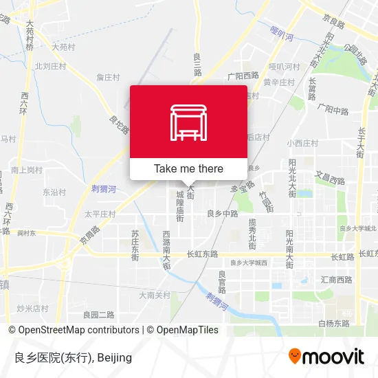 良乡医院(东行) map