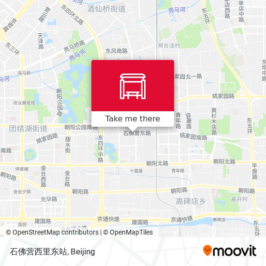 石佛营西里东站 map