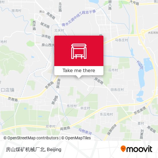 房山煤矿机械厂北 map