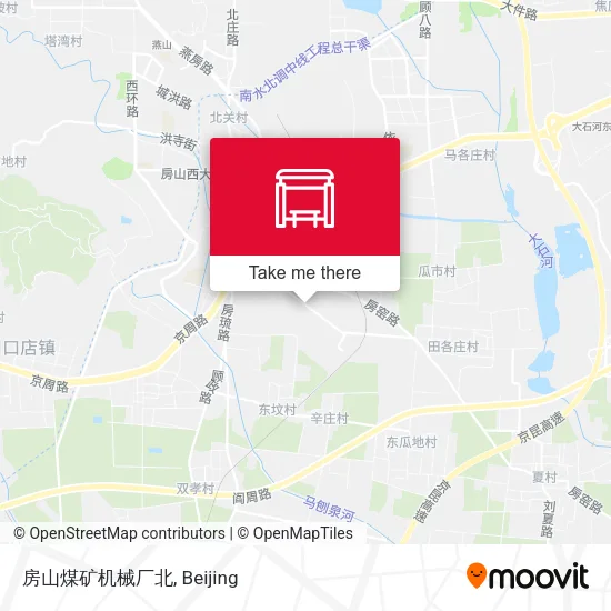 房山煤矿机械厂北 map
