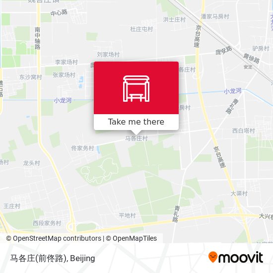马各庄(前佟路) map