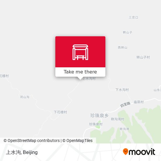 上水沟 map