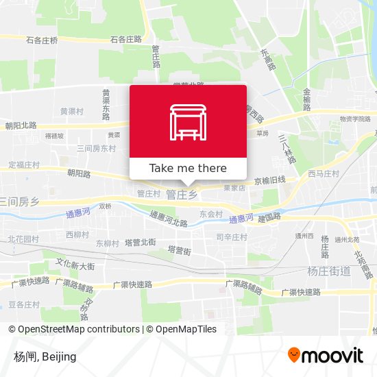 杨闸 map