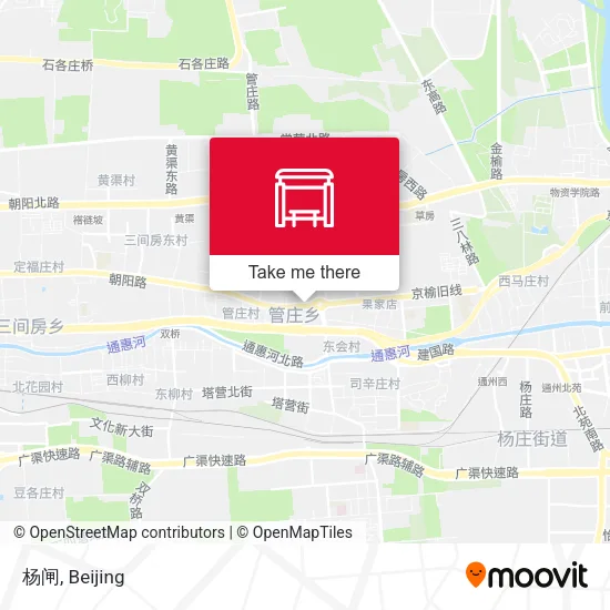 杨闸 map