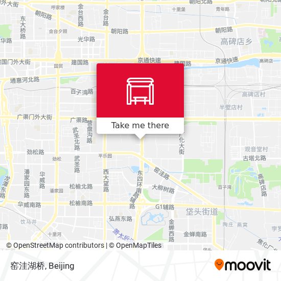 窑洼湖桥 map