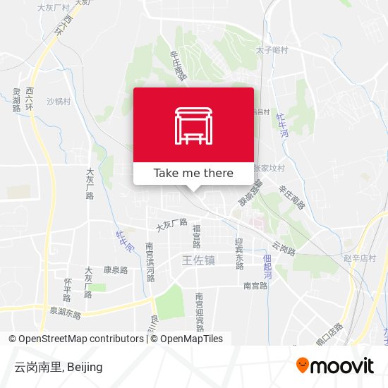 云岗南里 map