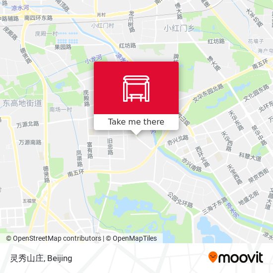 灵秀山庄 map