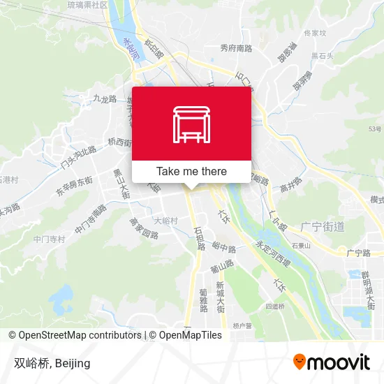 双峪桥 map