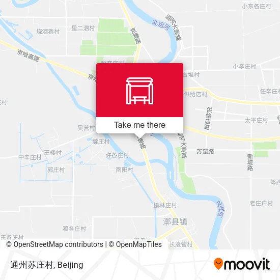 通州苏庄村 map