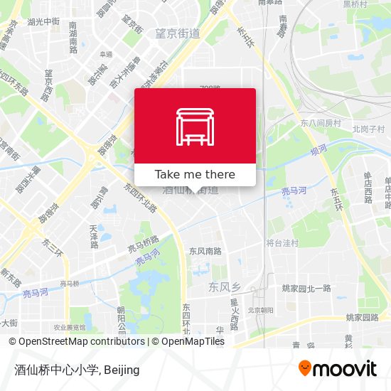 酒仙桥中心小学 map