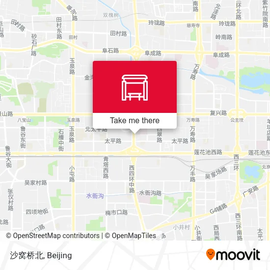 沙窝桥北 map