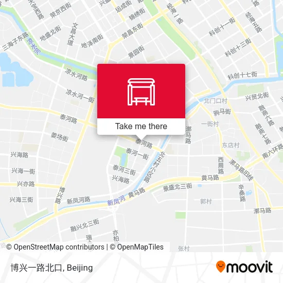博兴一路北口 map