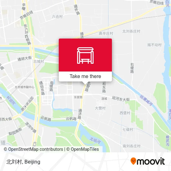 北刘村 map
