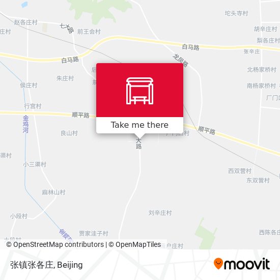 张镇张各庄 map