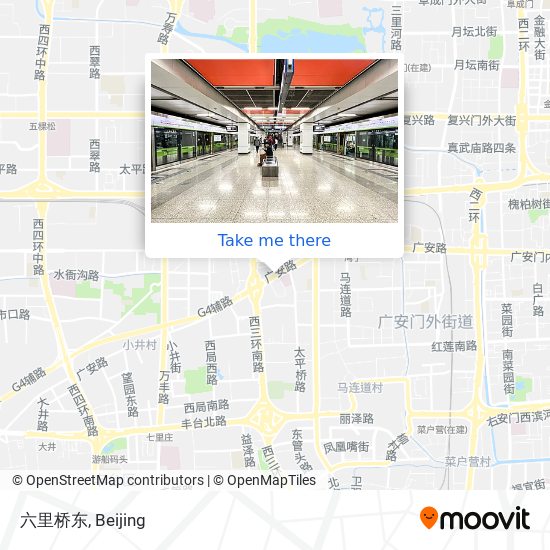 六里桥东 map